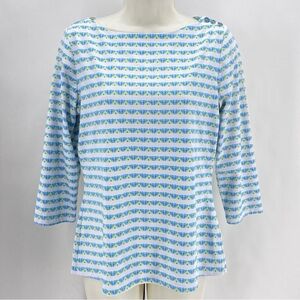 J Mclaughlin striped long sleeve top